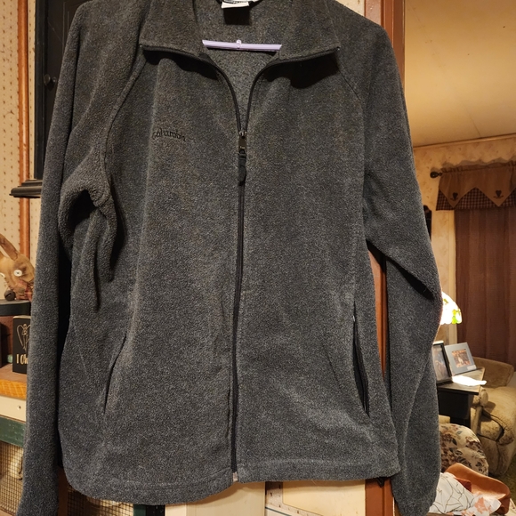 Columbia Gray Full-Zip Fleece Jacket - Picture 4 of 5